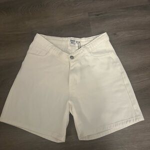 Princess Polly White Denim Shorts
